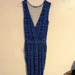 G by Giuliana LounGy SoSoft Knit Jogger Jumpsuit Navy Size XXSP